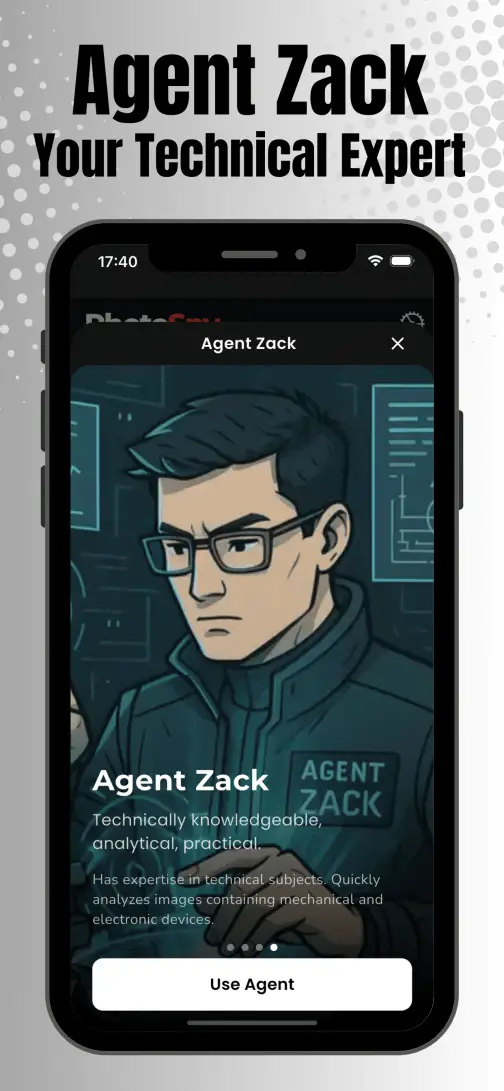 PhotoSpy home screen – map investigation view